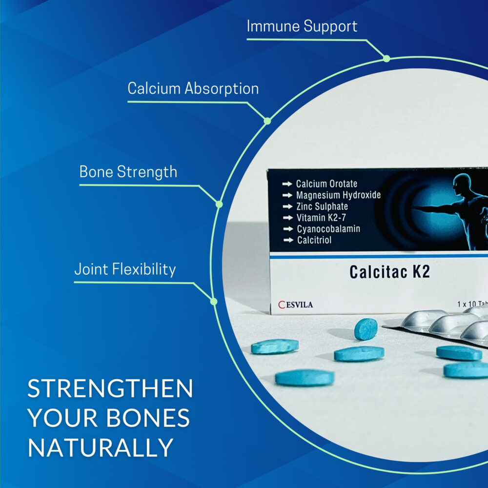 Calcitac K2 - 30 Tablets 